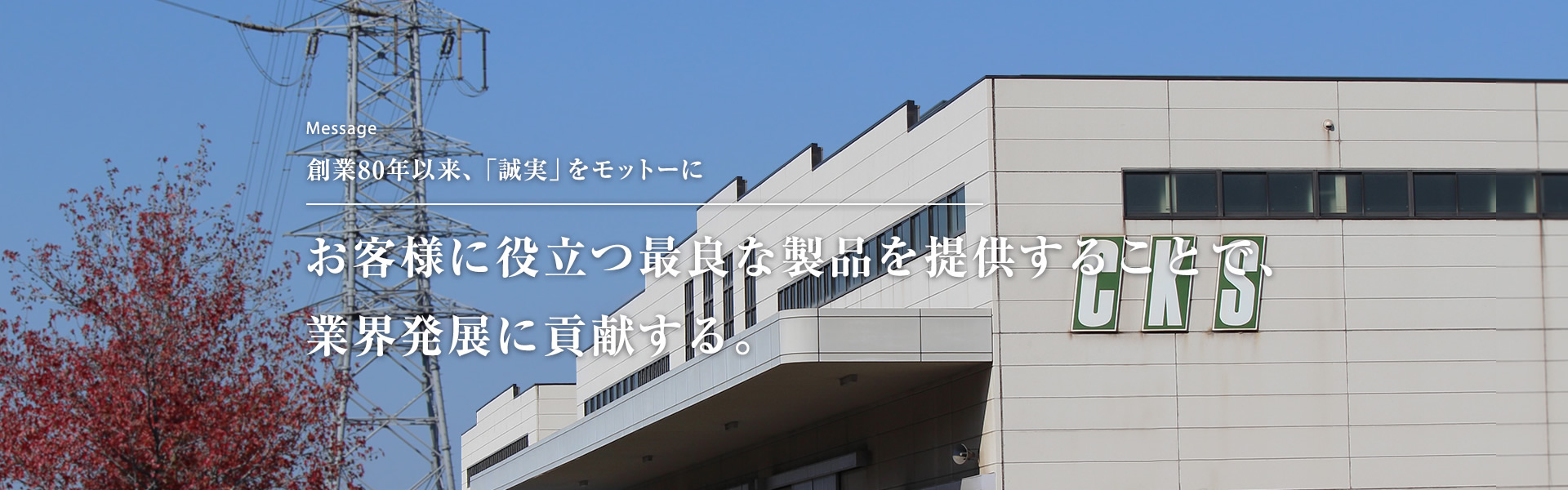 お客様に役立つ最良な製品を提供することで、業界発展に貢献する。